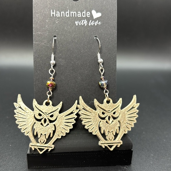 Owl Earrings - Picture 1 of 6